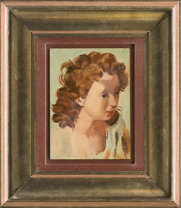 Tamara Łempicka, STUDIUM. GŁOWA DZIEWCZYNY, ok. 1950