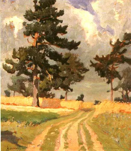 Aleksander Sarnowicz, Przed burzą - droga wśród pól