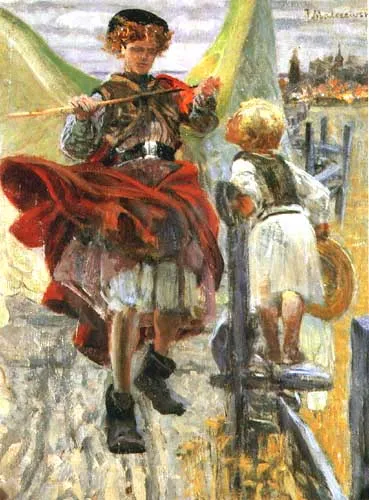 Jacek Malczewski, Anioł i pastuszek