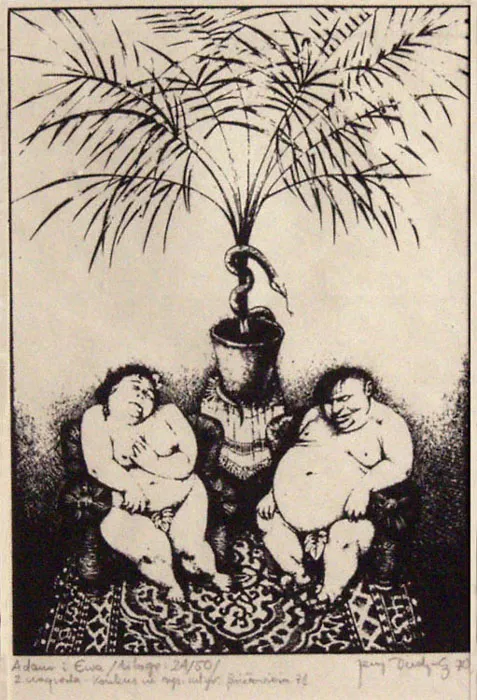 Jerzy Duda Gracz, Adam i Ewa, 1970