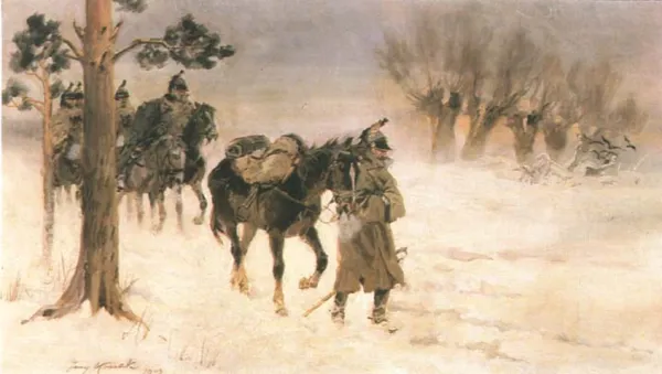 Jerzy Kossak, Spod Moskwy