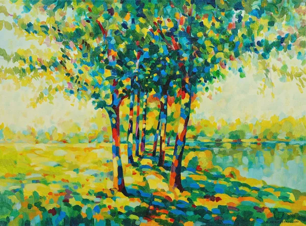 Zdzisław Otello Horodecki, Droga w Powsinie (plener), 2006