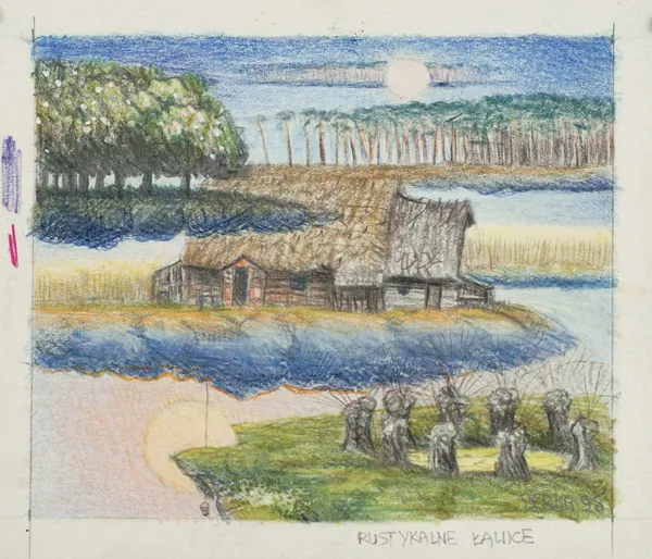 Jacek Yerka, Rustykalne ławice, 1998