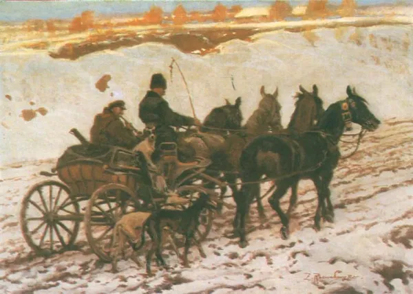 Zygmunt Rozwadowski, Powrót z polowania