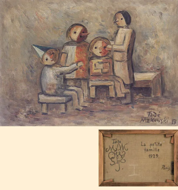 Tadeusz Makowski, RODZINKA - „LA PETITE FAMILLE”, 1929