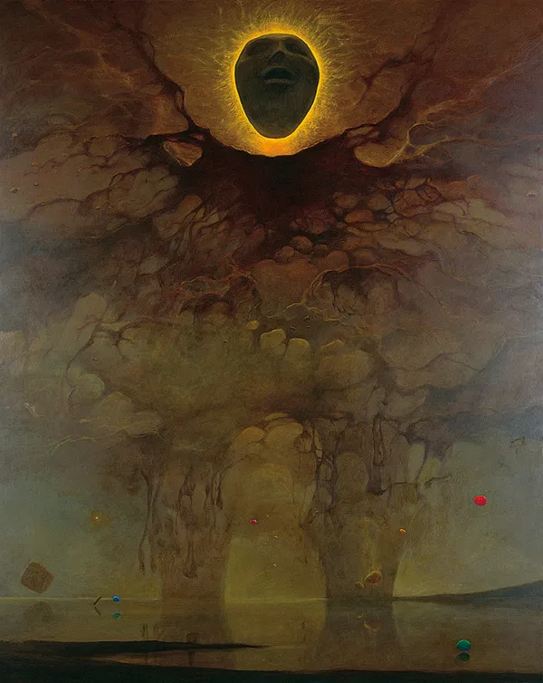 Zdzisław Beksiński, BEZ TYTUŁU, 1972