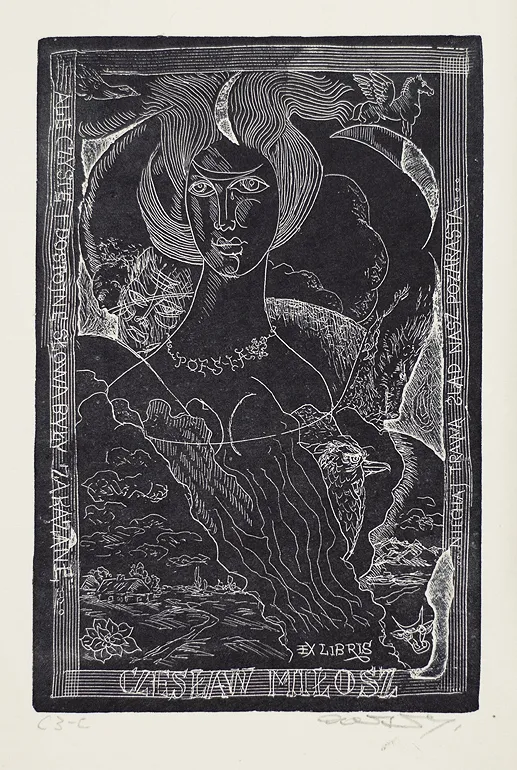 Stanisław Dawski, Ekslibris Czesława Miłosza
