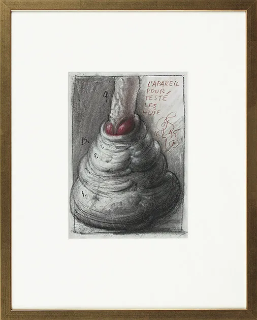 Franciszek Starowieyski, L’apareil pour testé les huje [!], 1995