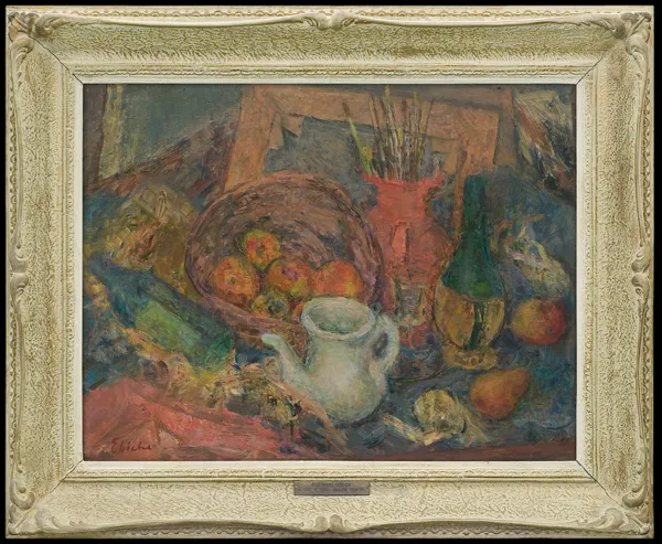 Eugeniusz Eibisch, MARTWA NATURA Z BIAŁYM DZBANKIEM, 1942