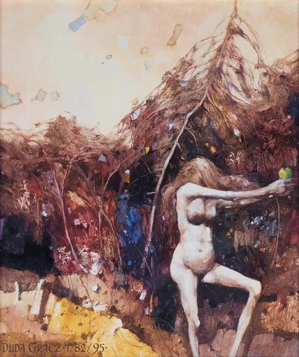 Jerzy Duda Gracz, Obraz 1782 (Miasto Łagów - Ogród rozkoszy), 1995