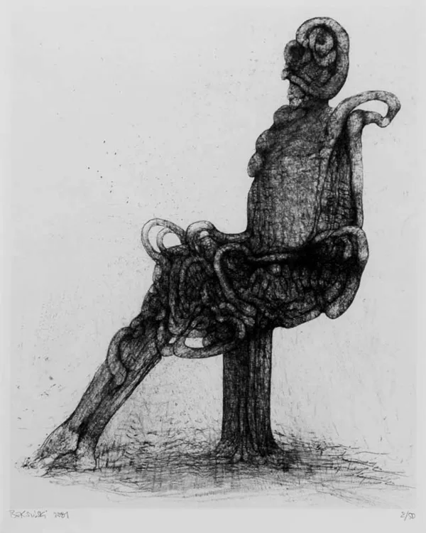 Zdzisław Beksiński, Bez tytułu, 2001 