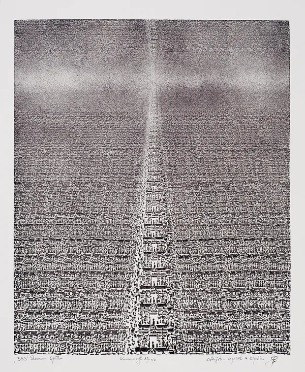 Roman Opałka, 333, 1969 