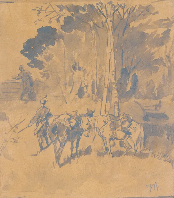 Józef Brandt, Na widecie, ok. 1879