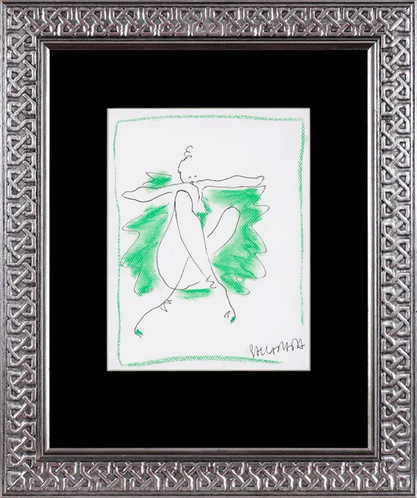 Joanna Sarapata, Szkic (Akt siedzący), 2012