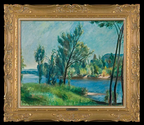 Henryk Hayden, PEJZAŻ Z RZEKĄ