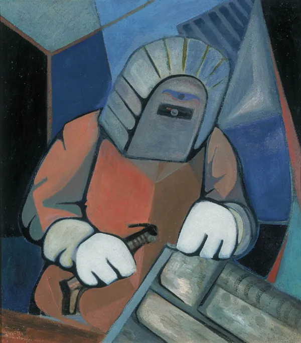 Jan Ziemski, Spawacz, ok. 1950