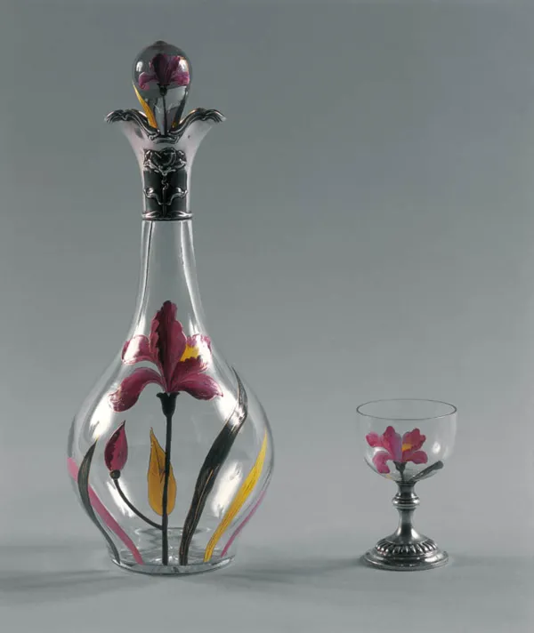 Autor nierozpoznany, Karafka z kieliszkiem, po 1900