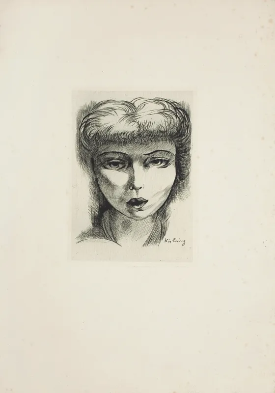 Mojżesz Kisling, Portret kobiety