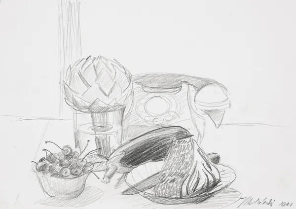 Jarosław Modzelewski, Martwa natura z karczochem, 2011