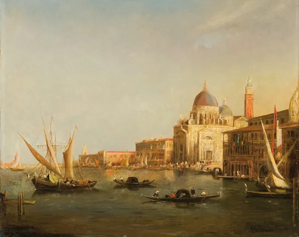 Axel-Herman  Haig, CANALE GRANDE (WIDOK NA S. MARIA DELLA SALUTE)