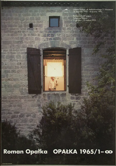 J. Bokiewicz, W. Freudenreich, Plakat wystawy Romana Opałki