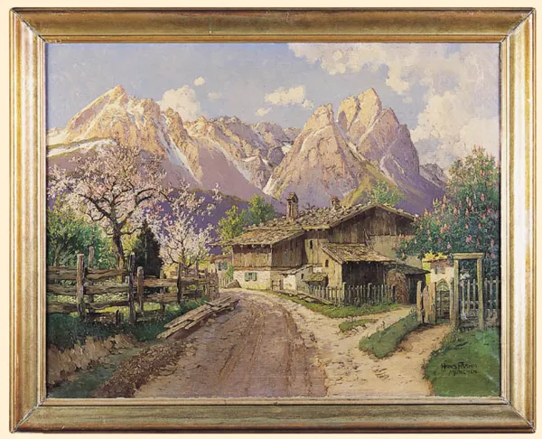 Hans  Frahm, WIOSNA W GARMISCH