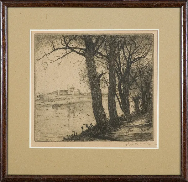 Jan Rubczak, PEJZAŻ Z RZEKĄ