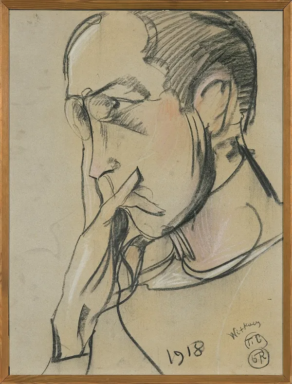 Stanisław Ignacy Witkiewicz, PORTRET MĘSKI, 1918