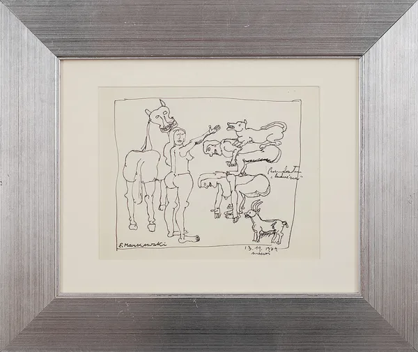 Eugeniusz Markowski, Scena figuralna, 1974