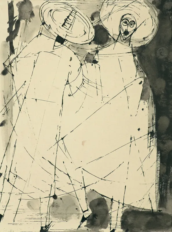 Tadeusz Kulisiewicz, TANIEC, Z CYKLU MEKSYK, 1957