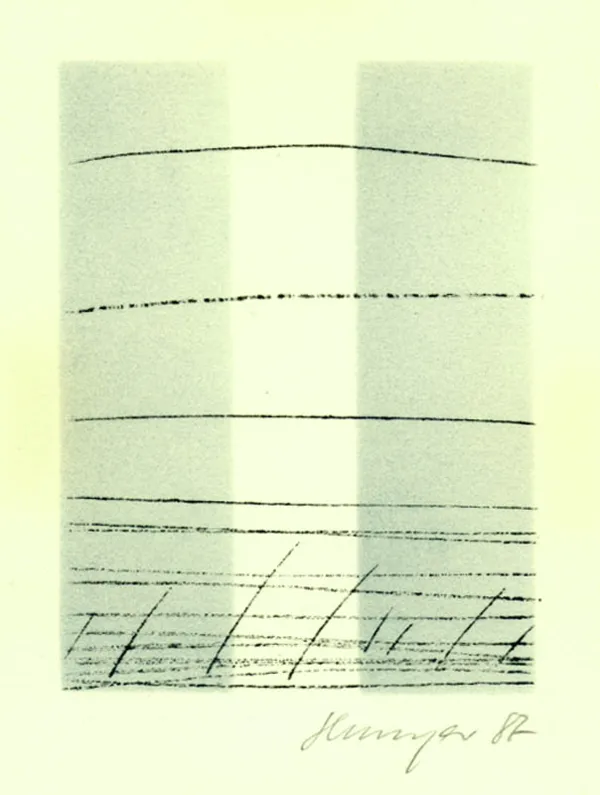 Ryszard Hunger, Kompozycja abstrakcyjna, 1987