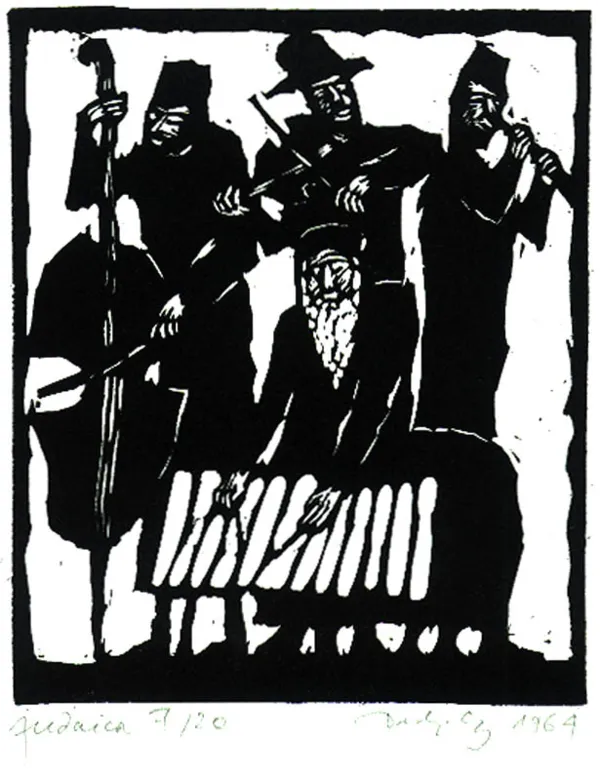 Jerzy Duda Gracz, Kapela żydowska, 1964 (wersja I)