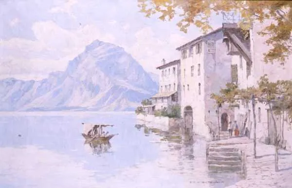 Eugen Carl Wilhelm Retzlaff, Nad Lago di Lugano