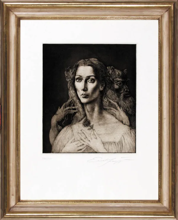 Ernst Fuchs, Kobieta z satyrem