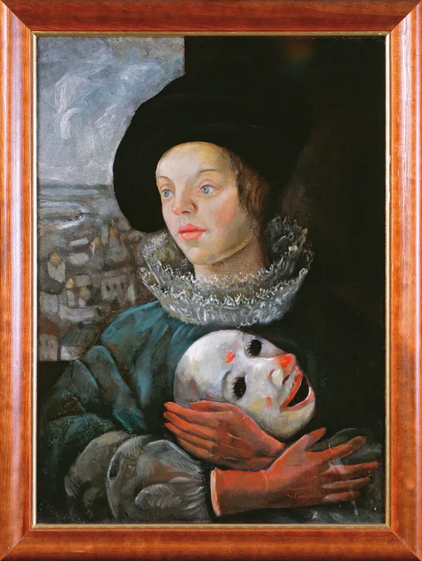 Włodzimierz Bartoszewicz, DZIEWCZYNA Z MASKĄ, ok. 1930