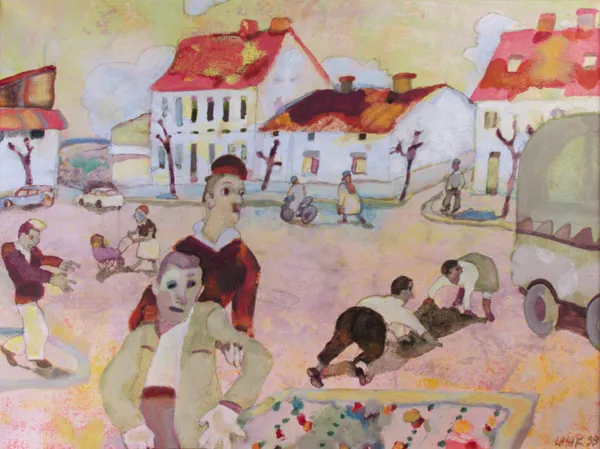 Paweł Lasik, Na rynku w Miłosławiu, 1998