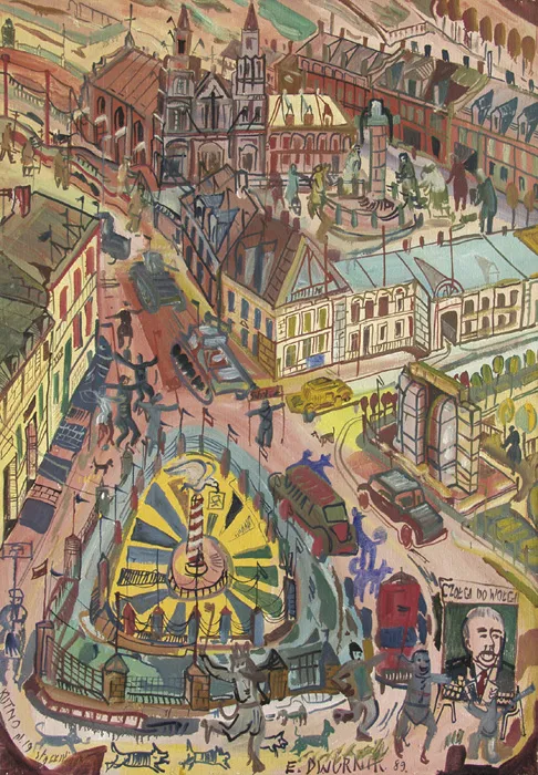 Edward Dwurnik, KUTNO – PLAC 19 STYCZNIA, 1989