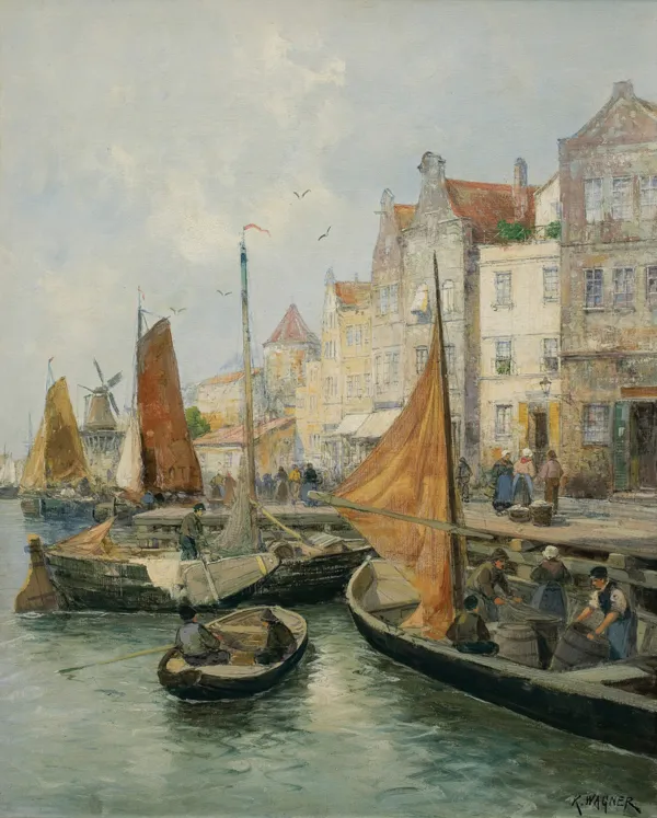 Karl Theodor Wagner, NAD KANAŁEM W HOLANDII 