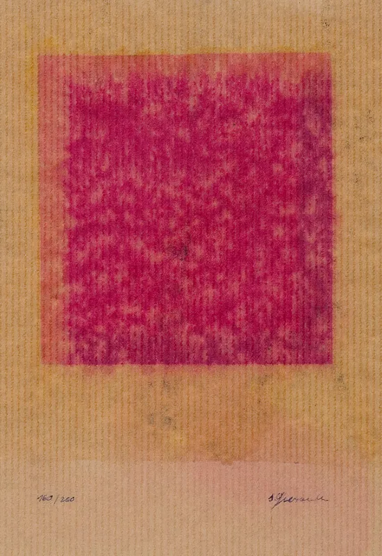 Stefan Gierowski, AKWARELA 160/260, lata 60. XX w.