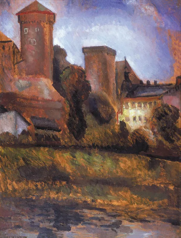 Marian Szczyrbuła, 29. Widok na Wawel, ok. 1930