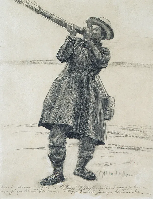 Józef Chełmoński, Głos z Litwy, 1906-1907