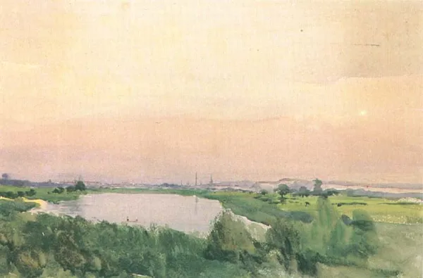 Leon Wyczółkowski, Widok spod Krakowa