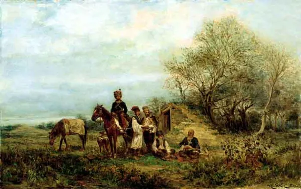 Ludwik Gędłek, Kozacy na stepie