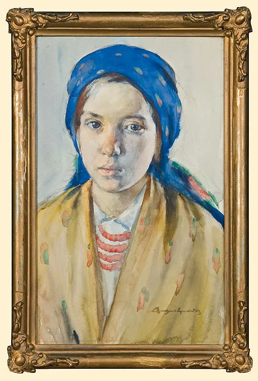 Aleksander Augustynowicz, DZIEWCZYNKA Z CZERWONYMI KORALAMI 