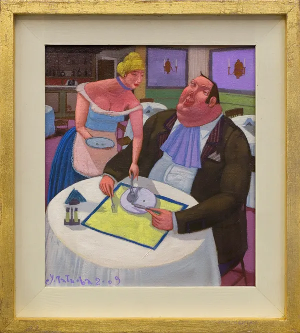 Jacek Pałucha, W restauracji, 2009