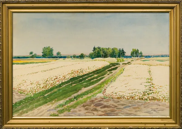 Stanisław Masłowski, PEJZAŻ Z WOLI RAFAŁOWSKIEJ, 1923