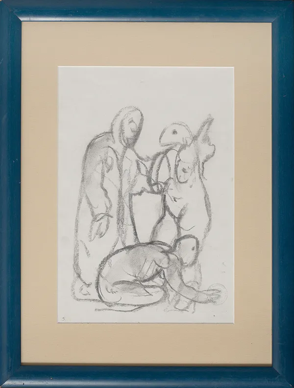 Franciszek Starowieyski, Trzy postaci - szkic