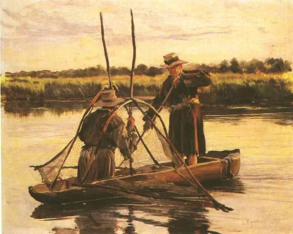 Leon Wyczółkowski, Połów o świcie