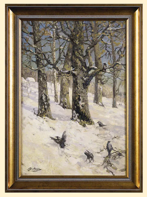 Johann Christoffer Drathmann, PTAKI NA ŚNIEGU