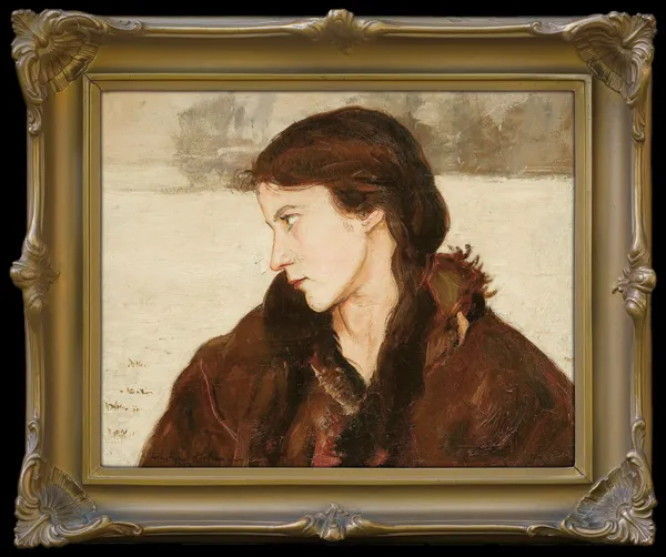 Vlastimil Hofman, DZIEWCZYNA Z WARKOCZEM, 1922